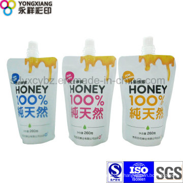 Honey Stand up Pouch with Spout